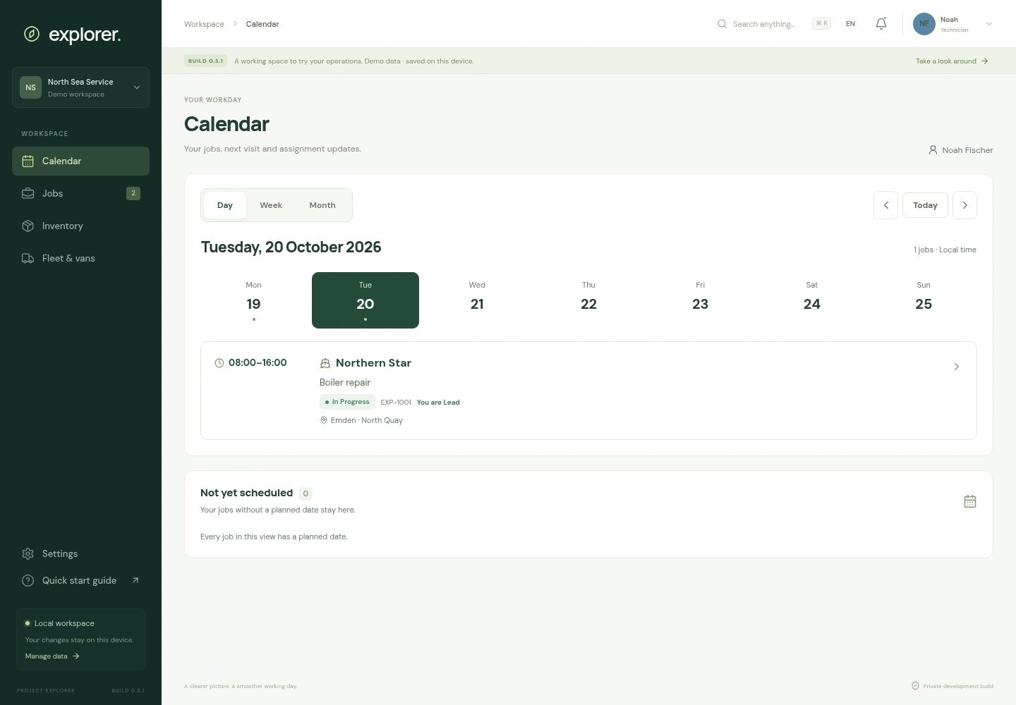 Tu día. Todo preparado. — product preview